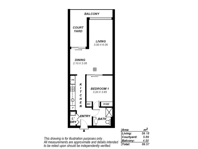 203a/152-160 Grote Street, Adelaide SA 5000 Floorplan
