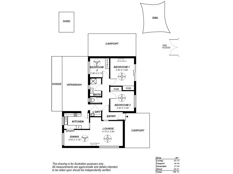 1 Sea View Road, Para Hills SA 5096 Floorplan