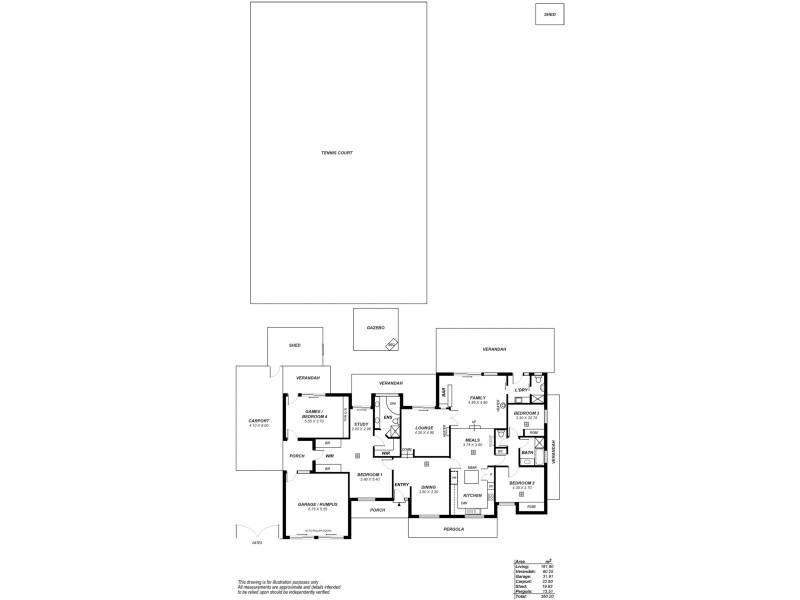 13 Seville Avenue, Gulfview Heights SA 5096 Floorplan