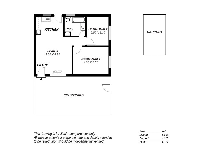 1/447 Churchill Road, Kilburn SA 5084 Floorplan