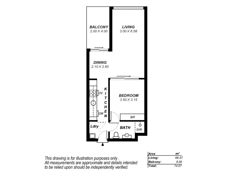 320/160 Grote Street, Adelaide SA 5000 Floorplan