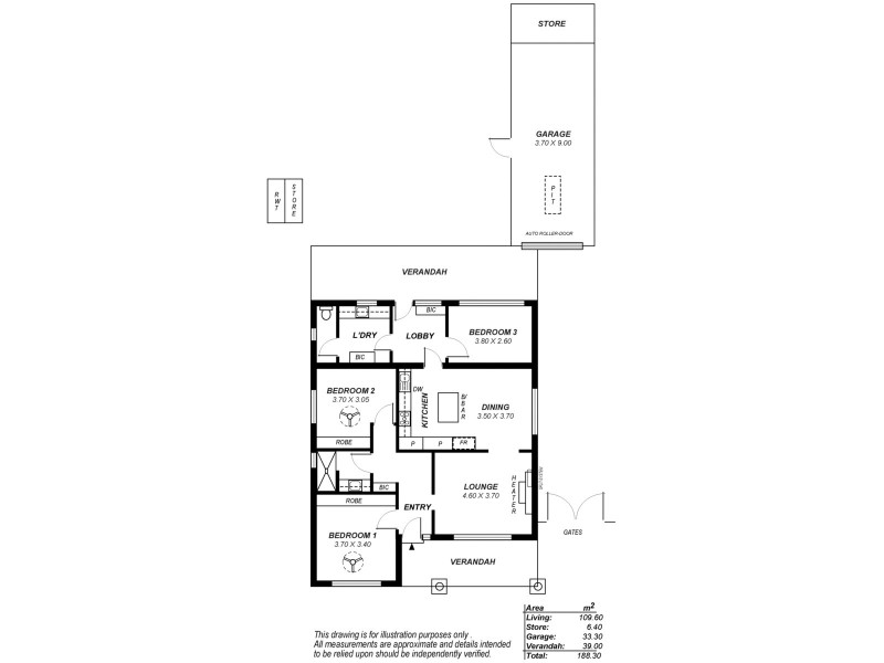 28 Beaven Avenue, Broadview SA 5083 Floorplan