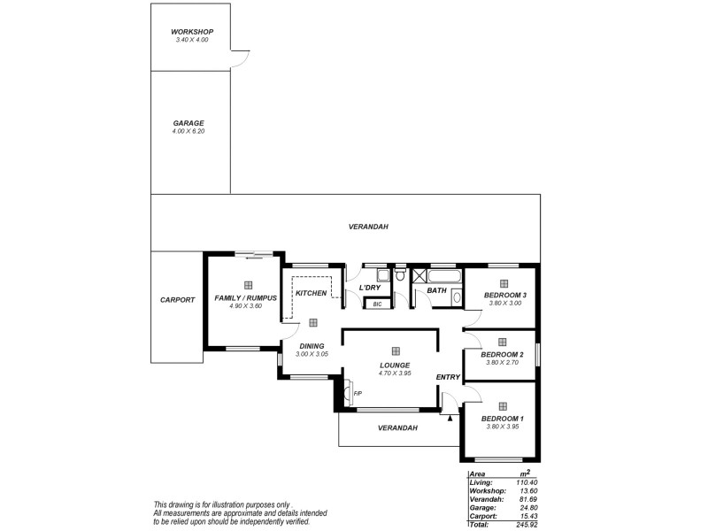 1407 Grand Junction Road, Vista SA 5091 Floorplan