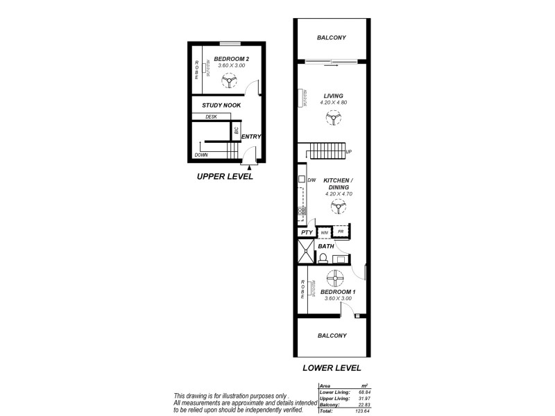206/59 Gibson Street, Bowden SA 5007 Floorplan