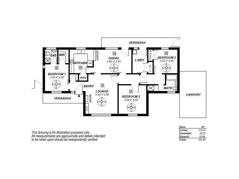 31 Rosemary Avenue, Parafield Gardens SA 5107 Floorplan