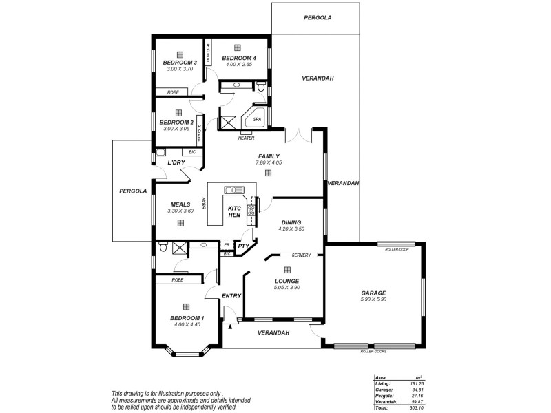 9 St Annes Court, Wynn Vale SA 5127 Floorplan