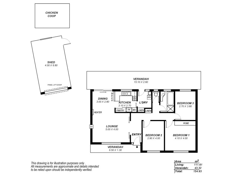 21 Quebec Drive, Modbury Heights SA 5092 Floorplan