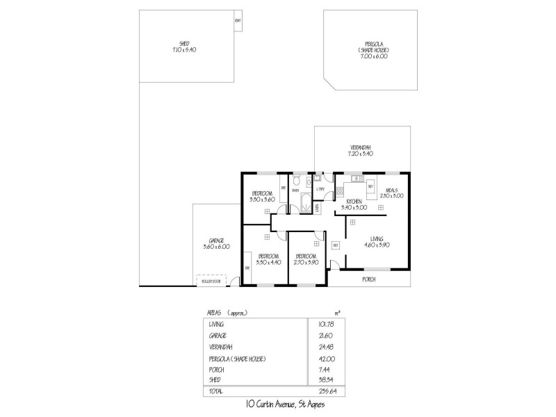 10 Curtin Avenue, St Agnes SA 5097 Floorplan