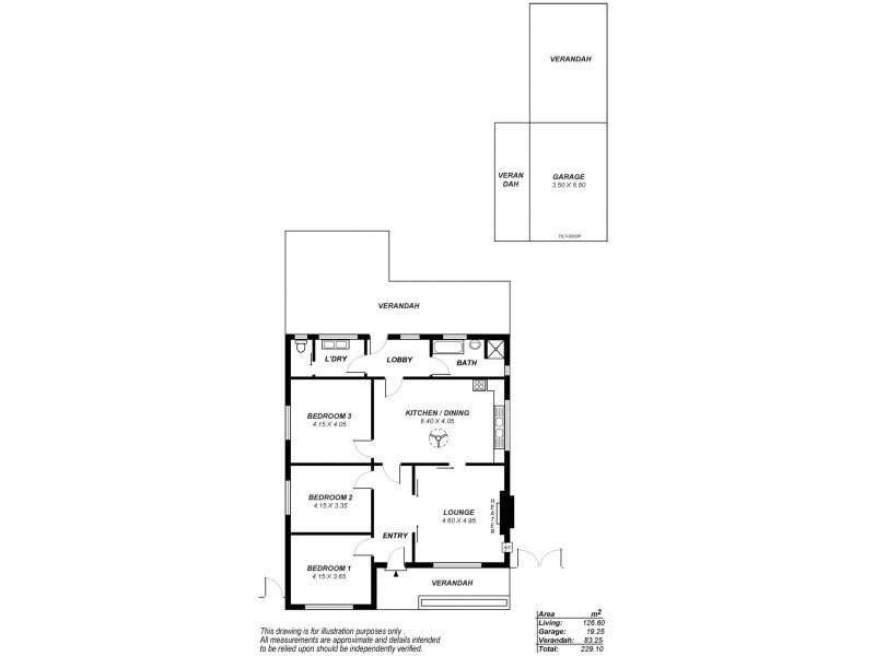 6 Wavell Street, Broadview SA 5083 Floorplan