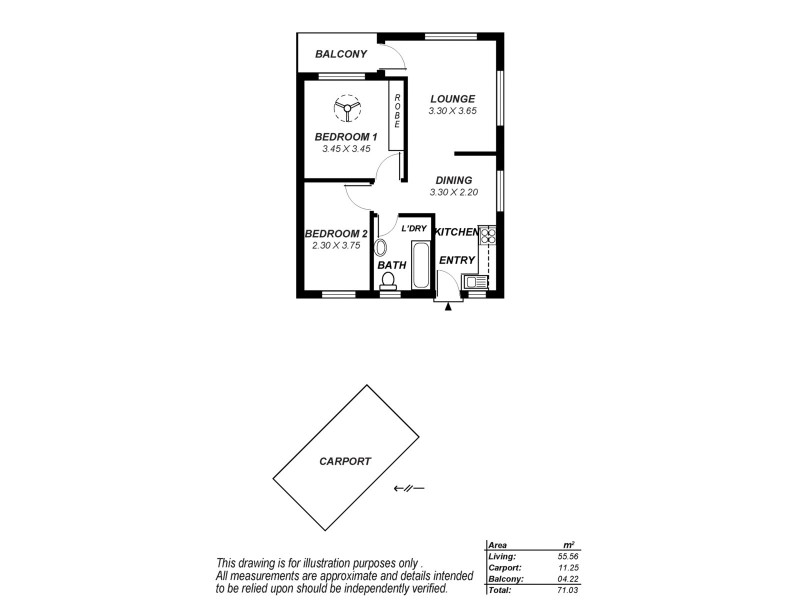 5/25a Muller Road, Hampstead Gardens SA 5086 Floorplan