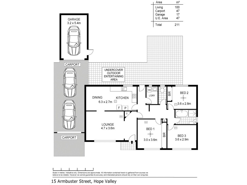 15 Armbuster Street, Hope Valley SA 5090 Floorplan