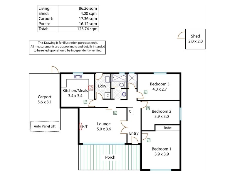 11 Eileen Street, Modbury SA 5092 Floorplan