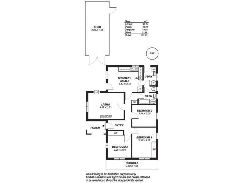 6 Brenthorpe Road, Seaton SA 5023 Floorplan