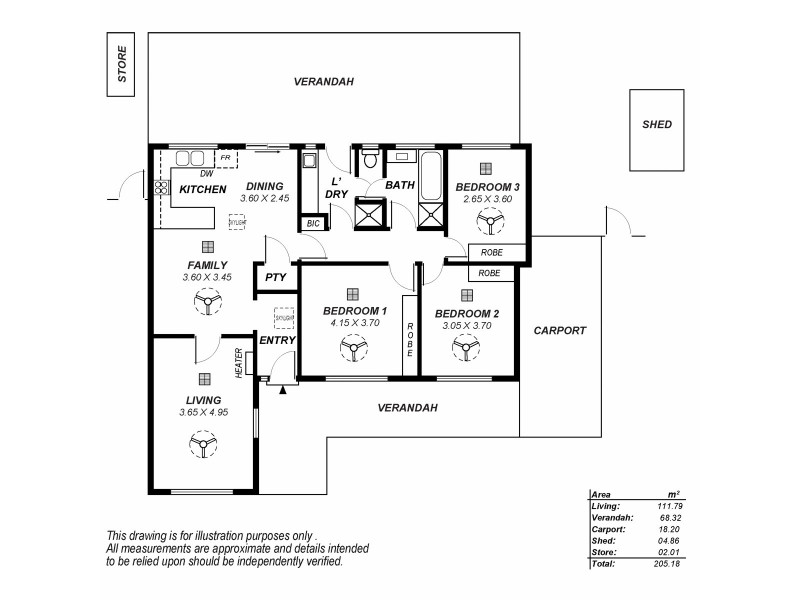 444 Milne Road, Redwood Park SA 5097 Floorplan