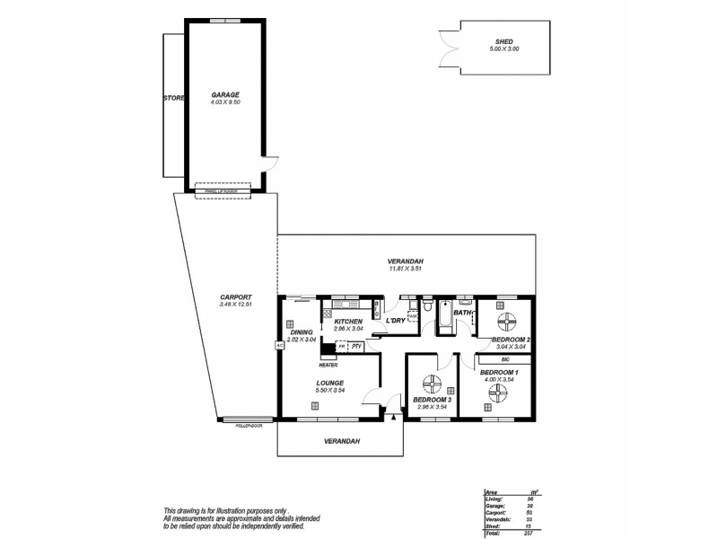 12 Harman Street, Hillcrest SA 5086 Floorplan