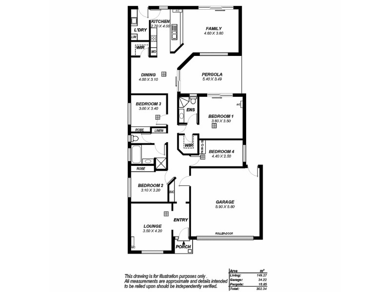 17 Baynes Court, Greenwith SA 5125 Floorplan