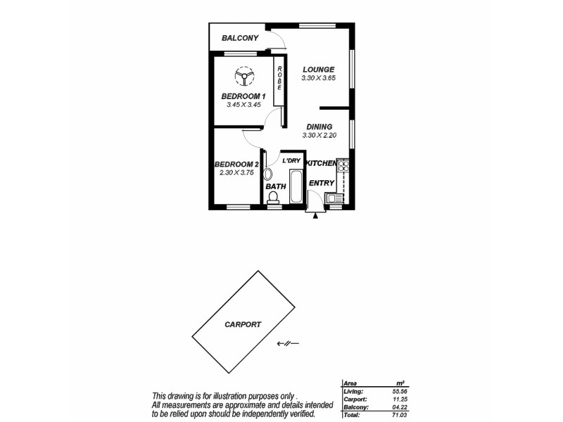 5/25a Muller Road, Hampstead Gardens SA 5086 Floorplan