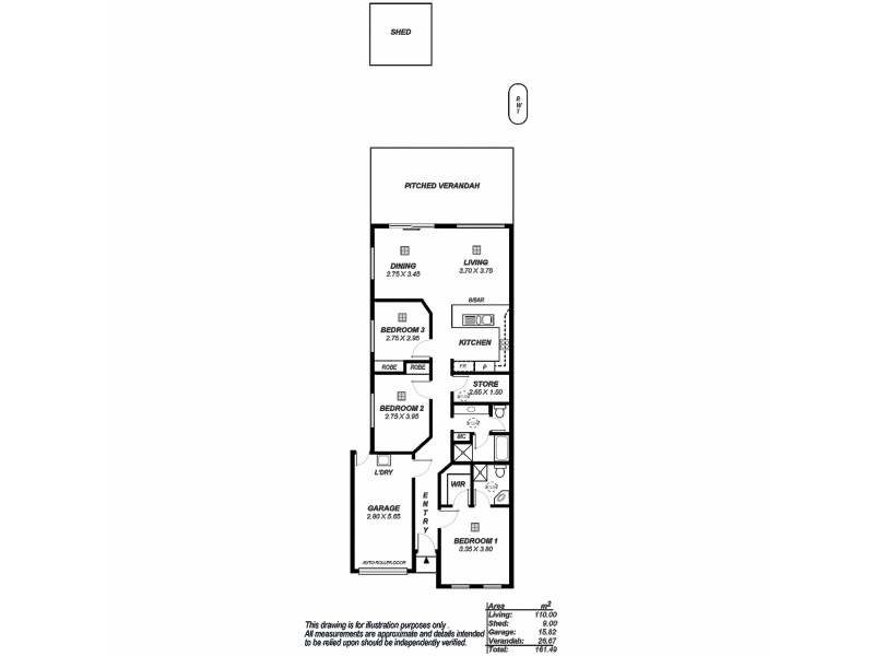 92 Medika Boulevard, Mansfield Park SA 5012 Floorplan
