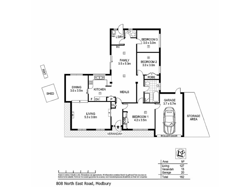 808 North East Road, Modbury SA 5092 Floorplan