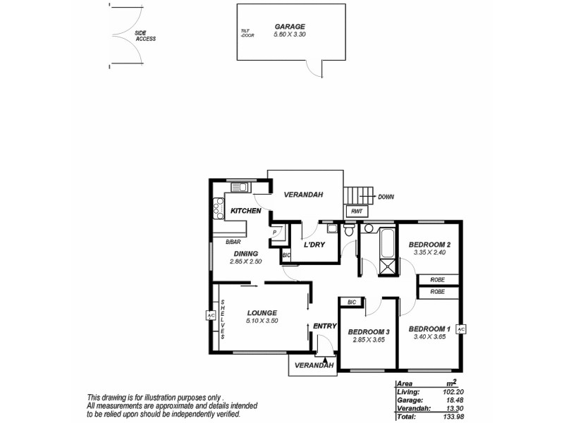 8 Marrett Drive, Ingle Farm SA 5098 Floorplan