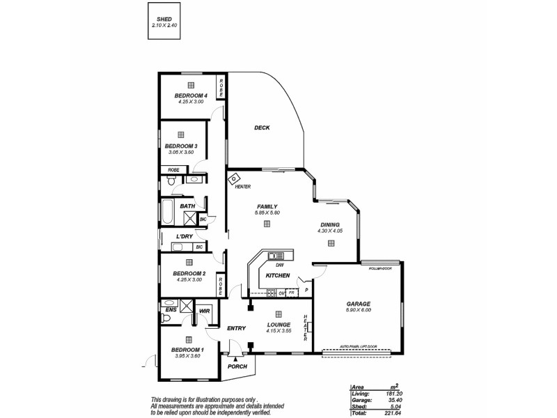 22A Miller Avenue, Ridgehaven SA 5097 Floorplan