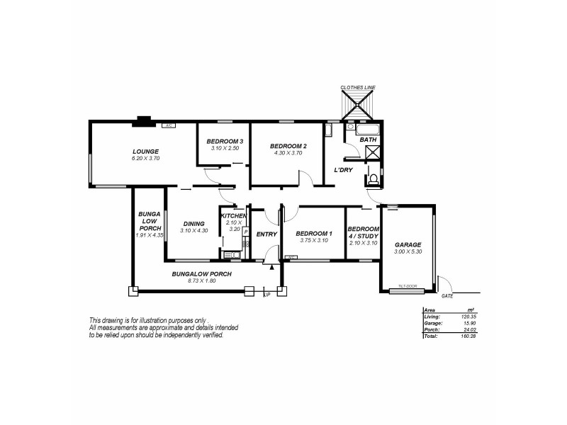 1A Reedie Street, Henley Beach SA 5022 Floorplan