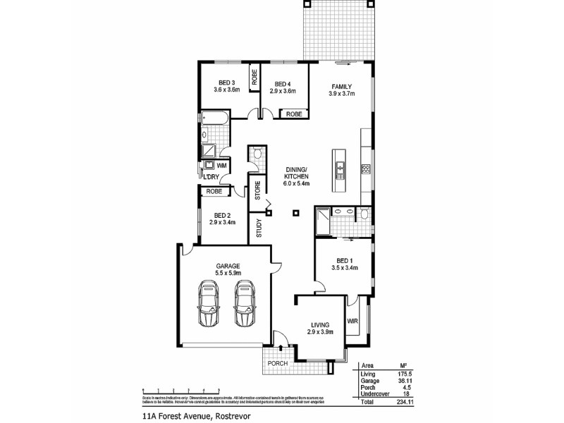 11A Forest Avenue, Rostrevor SA 5073 Floorplan