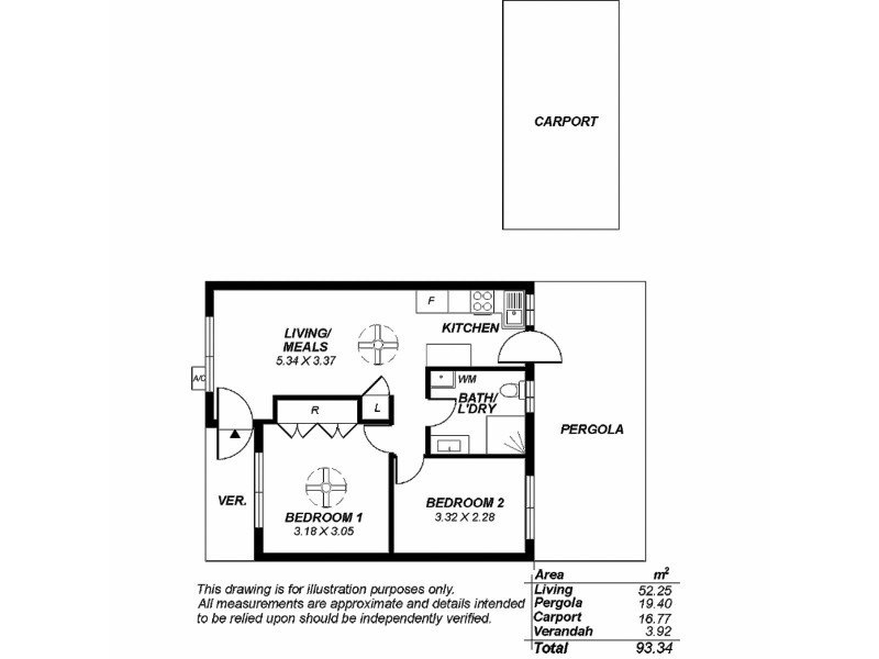 1/57 Dundee Avenue, Holden Hill SA 5088 Floorplan