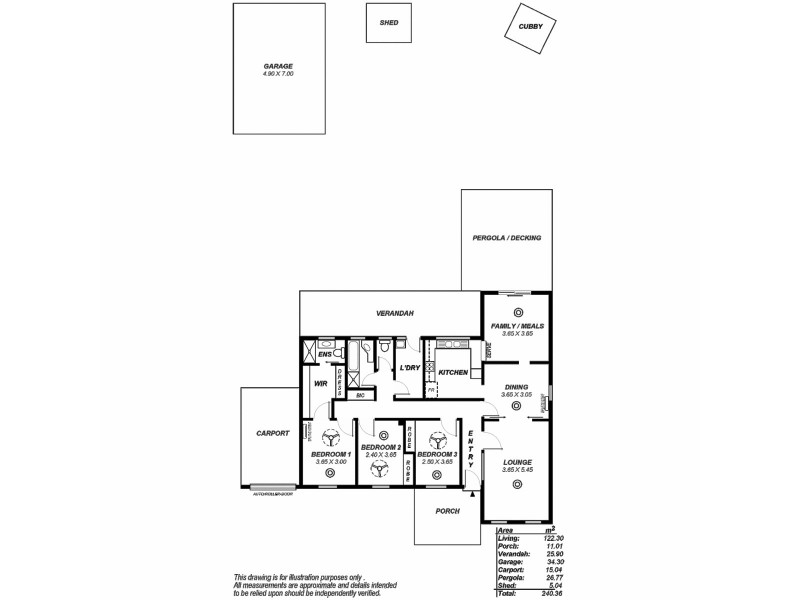 25 Crissoula Avenue, Hope Valley SA 5090 Floorplan