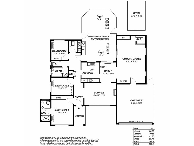13 Carousel Street, Para Vista SA 5093 Floorplan