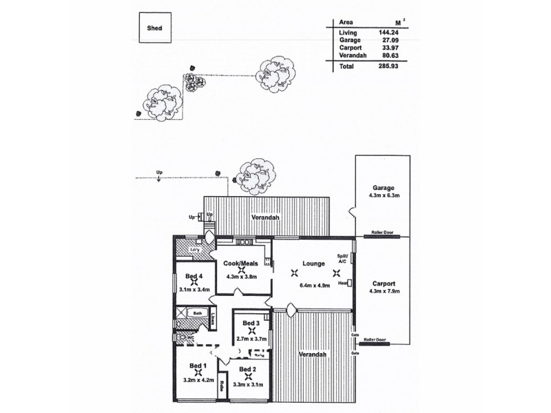 4 Frances Avenue, Para Hills SA 5096 Floorplan