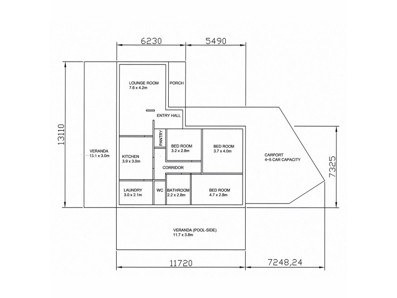 42 Peacock Road, Elizabeth Downs SA 5113 Floorplan