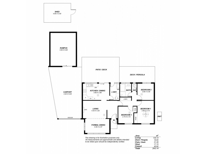 6 Bangalay Crescent, Surrey Downs SA 5126 Floorplan