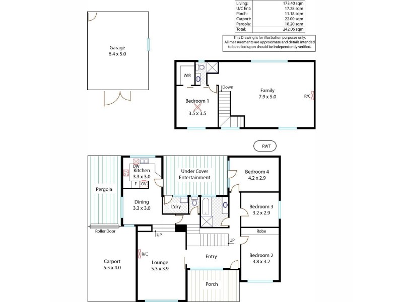 34 Farnham Terrace, Dernancourt SA 5075 Floorplan