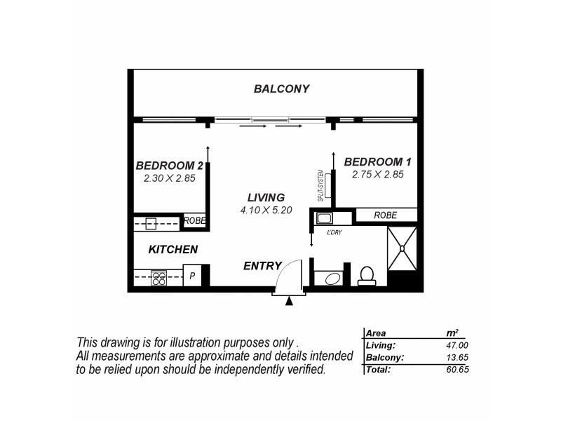 613/33 Warwick Street, Walkerville SA 5081 Floorplan