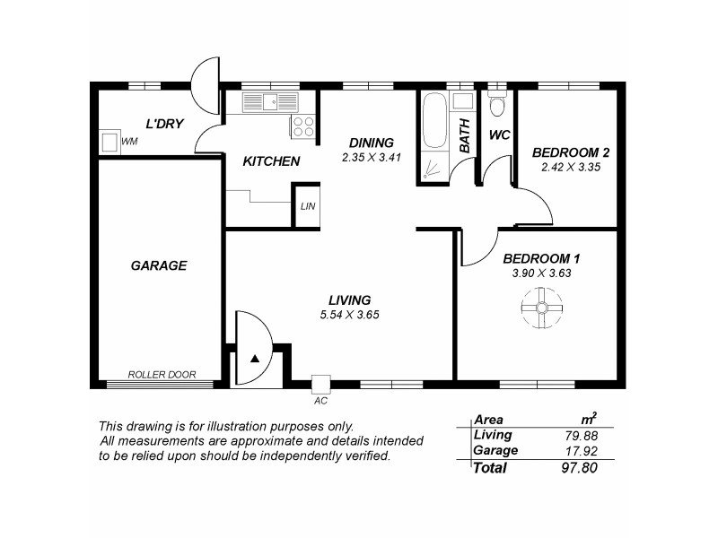 4/29 Forest Avenue, Black Forest SA 5035 Floorplan