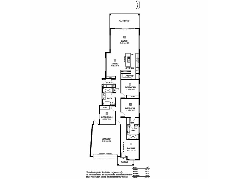 15 Wingate Street, Greenacres SA 5086 Floorplan