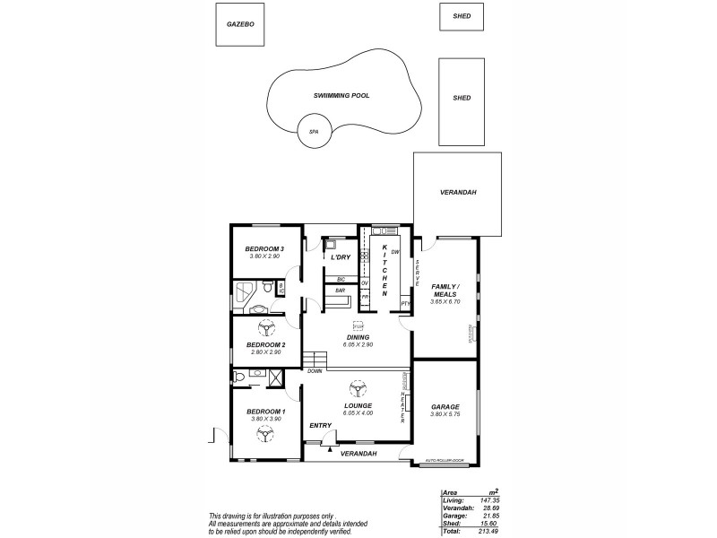 4 Wattle Crescent, Tea Tree Gully SA 5091 Floorplan