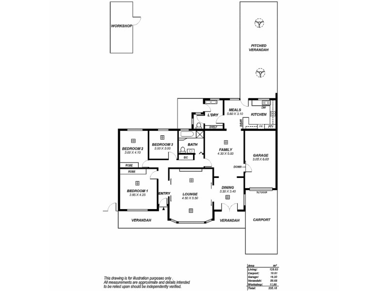 4 Joyce Avenue, Klemzig SA 5087 Floorplan