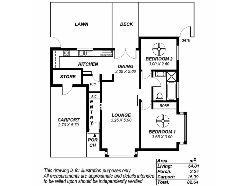 1/44 Robert Avenue, Broadview SA 5083 Floorplan
