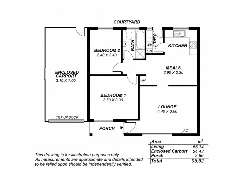 4/1 Dutton Avenue, Hectorville SA 5073 Floorplan