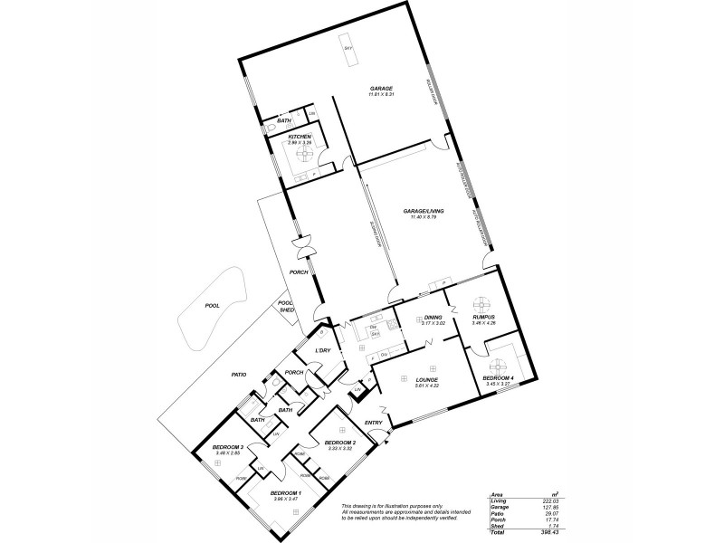 1 Mayfred Avenue, Hope Valley SA 5090 Floorplan