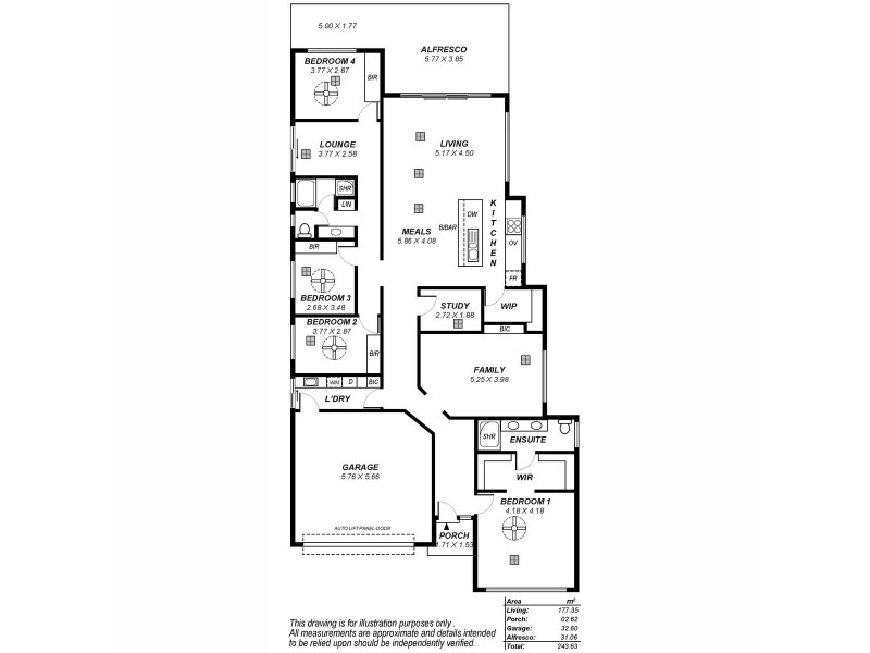 4A Duncan Crescent, Highbury SA 5089 Floorplan