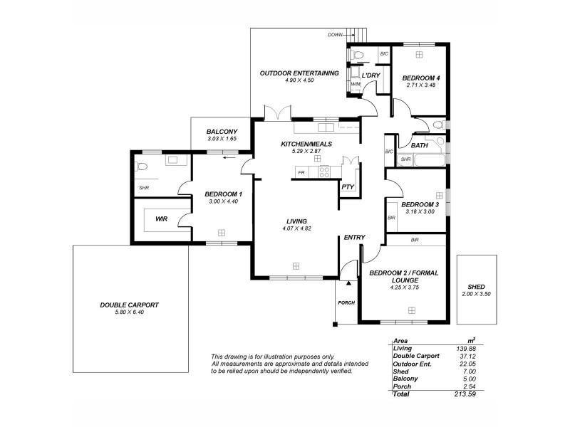 23 Callana Avenue, Rostrevor SA 5073 Floorplan
