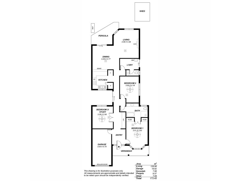 14 Trellios Street, Modbury SA 5092 Floorplan