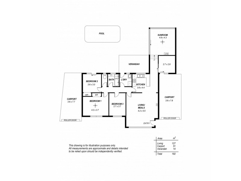 16 Whittaker Drive, Modbury SA 5092 Floorplan