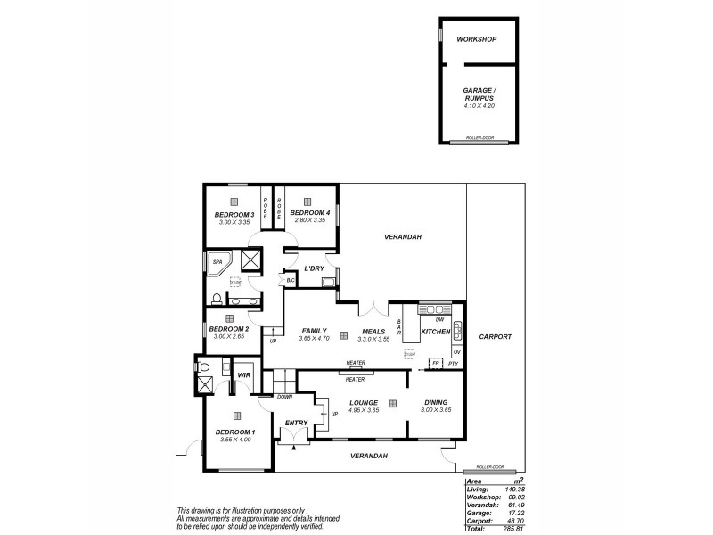1 Sullivan Street, Fairview Park SA 5126 Floorplan