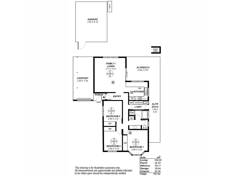 288 Martins Road, Parafield Gardens SA 5107 Floorplan