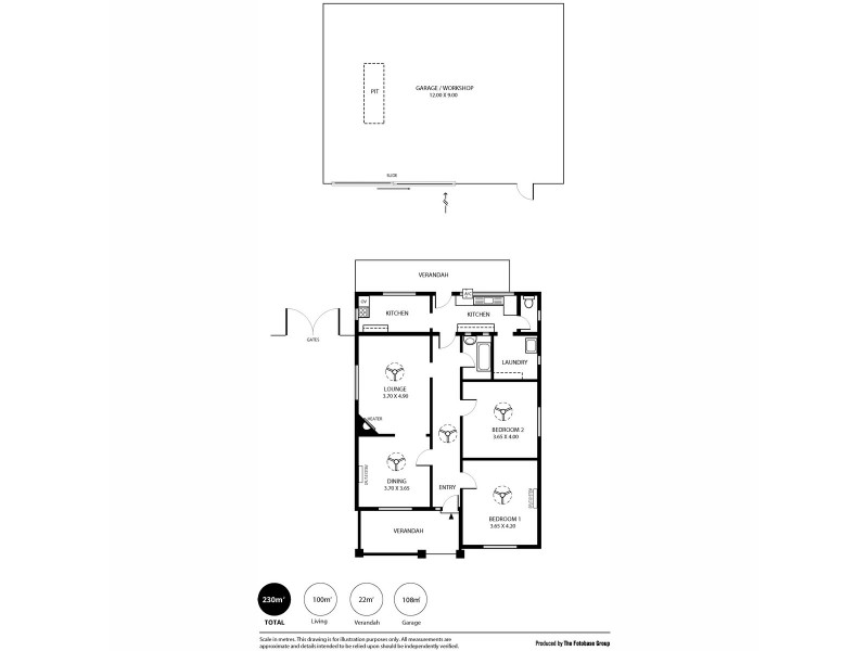 8 Belford Avenue, Devon Park SA 5008 Floorplan