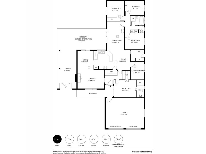 1 Garnier Court, St Agnes SA 5097 Floorplan